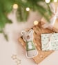 Embroidered Bear in Christmas Jumper Decoration - Image 1