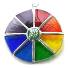Colour Wheel Suncatcher Stained Glass Rainbow