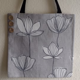 Soft, Grey Tote Bag, 