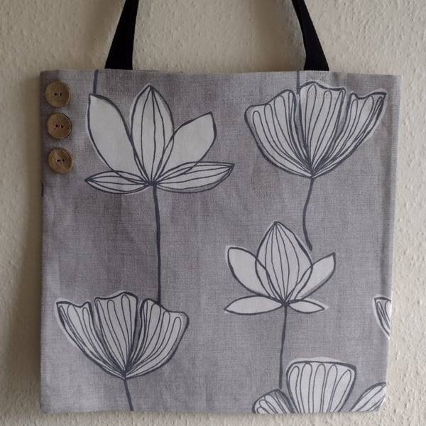 Soft, Grey Tote Bag, 