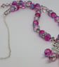 Katie Pink Tassel Necklace - Image 3