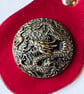 Red Leather Keyring - Dragon decoration - FREE SHIPPING - Image 3