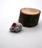 small glass christmas mouse keepsake - Image 3