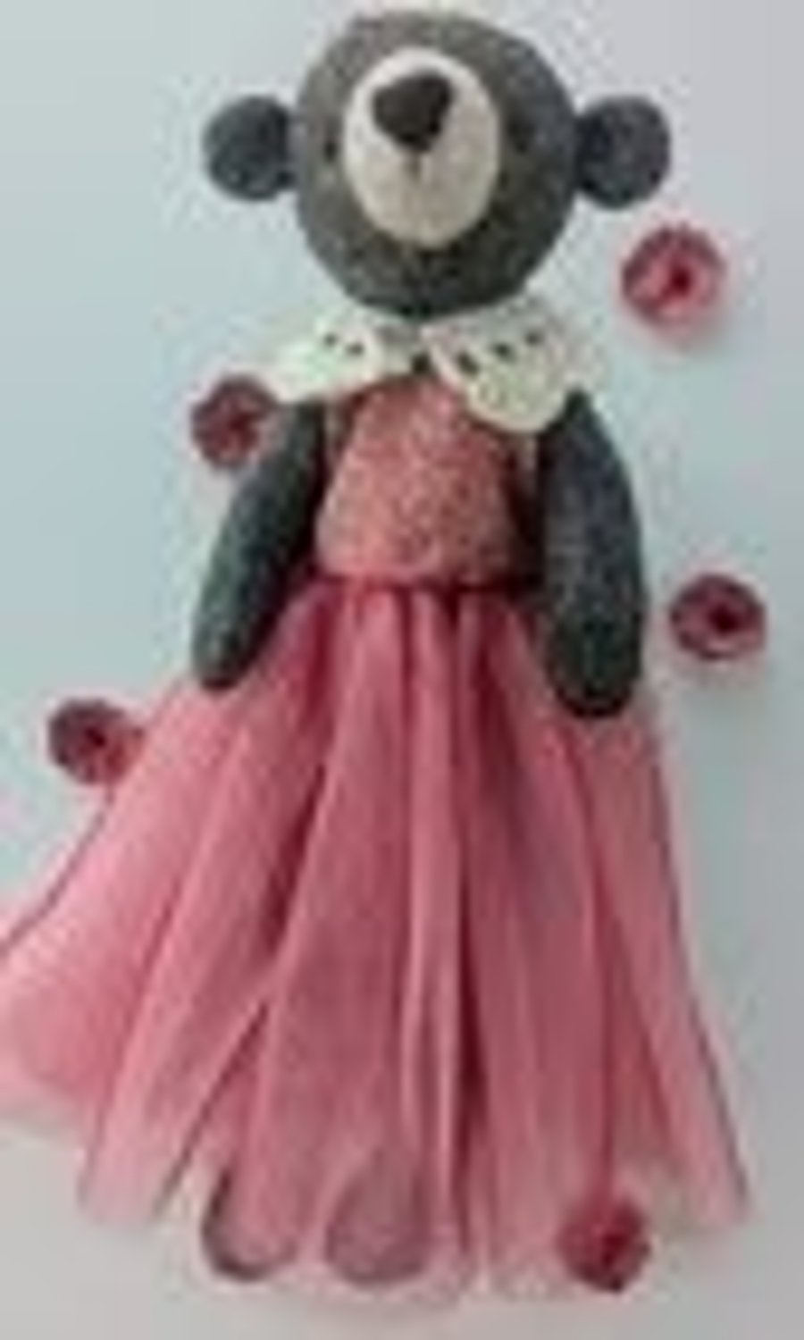 Poppy: A Timless Heirloom Handmade Wool felt Bear