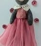 Poppy: A Timless Heirloom Handmade Wool felt Bear