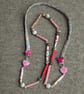 Textile Bead Necklace - Image 3