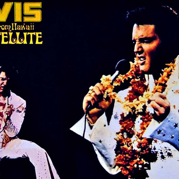 Elvis Presley On Tour Exhibition Photograph Print