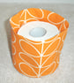 Toilet Roll Holder Loo Roll Storage Basket Bathroom Kitchen Orange Shampoo Tidy - Image 1