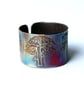 Etched copper tree ring - adjustable size - Image 1