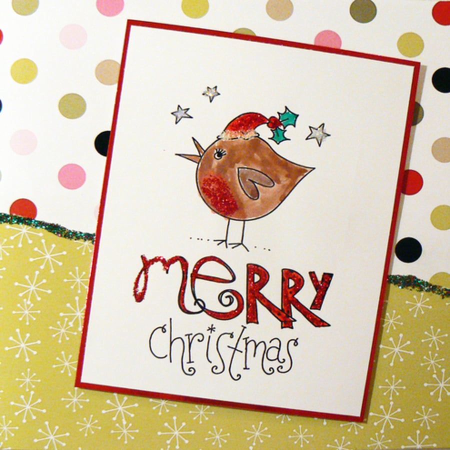 Merry Robin on Mountain Slope (X510)