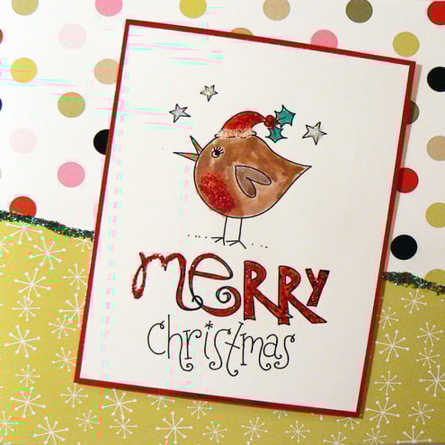 Merry Robin on Mountain Slope (X510)