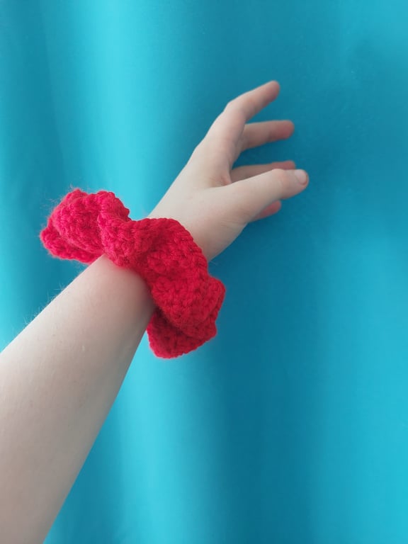 Red scrunchie