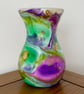 Abstract Resin-Glass Vase - Image 3