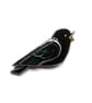 Wonderfully Whimsical Lyrical Beatles Blackbird Resin Brooch by EllyMental - Image 1