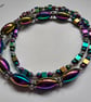 Designer Rainbow Heamotite Necklace  - Image 3