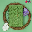 Crochet Pattern - Laura Book Cover, Eco-Friendly PDF Pattern, US & UK Terms