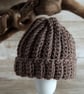 Crochet Preemie Hat and Boots - Soft and Warm Set for Preterm Baby - Image 1
