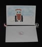 Red Tractor Blank Card - Image 2