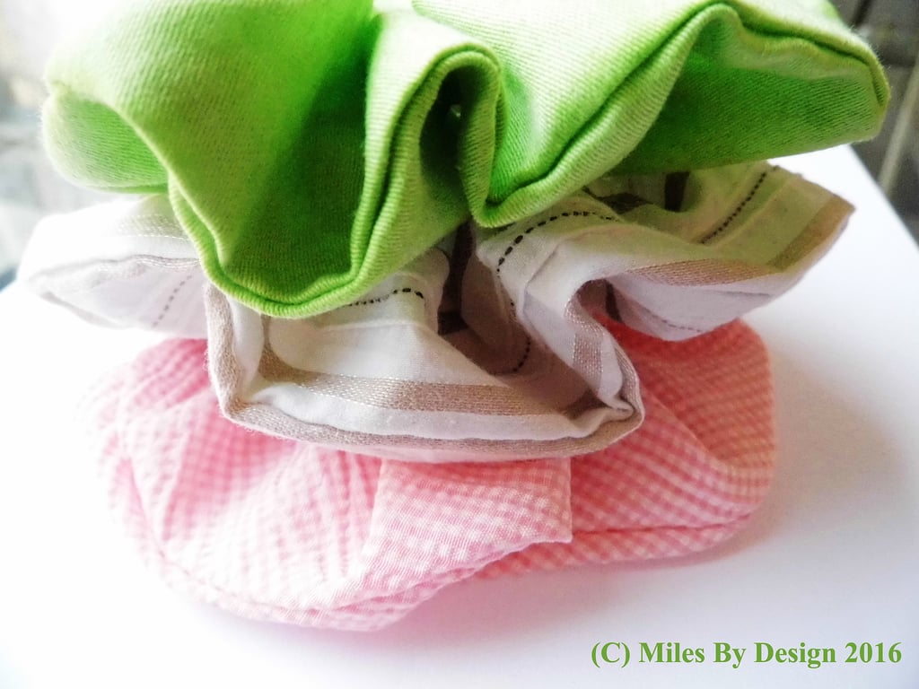 Trio of Hair Scrunchies