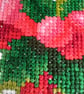 Set of 2 Cross Stitch Christmas Cards, Festive Red Bow & Merry Christmas - Image 8