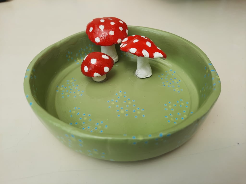 Mushroom Trinket Dish for jewellery etc..