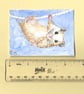  Hamster miniature ACEO Original Painting - Image 2