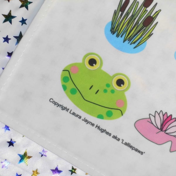 Frog, nature, wildlife, tea towel, gift, novelty