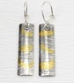 Keum boo earrings, shell earrings, medium size, long, razor shell, seaside - Image 3