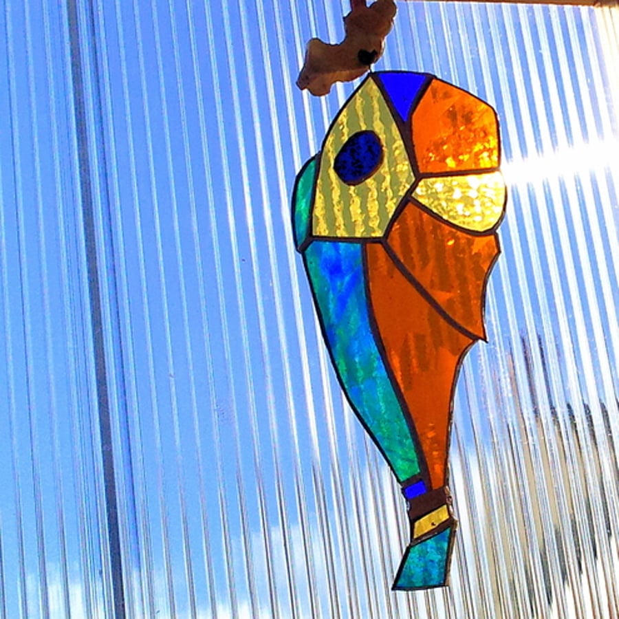 Stained Glass Art Deco Fish