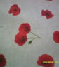 Poppies on Beige Fabric Bag - Image 3