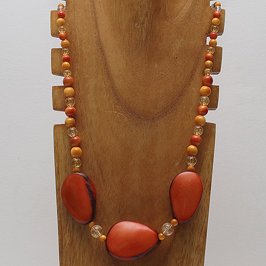 Fire-Nuts Necklace