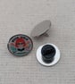 Book Lover Badge 'Book Girlie' - Large Resin Topped Pin Badge - Image 2
