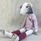 Handcrafted Textile Doll- Martha the Sheep