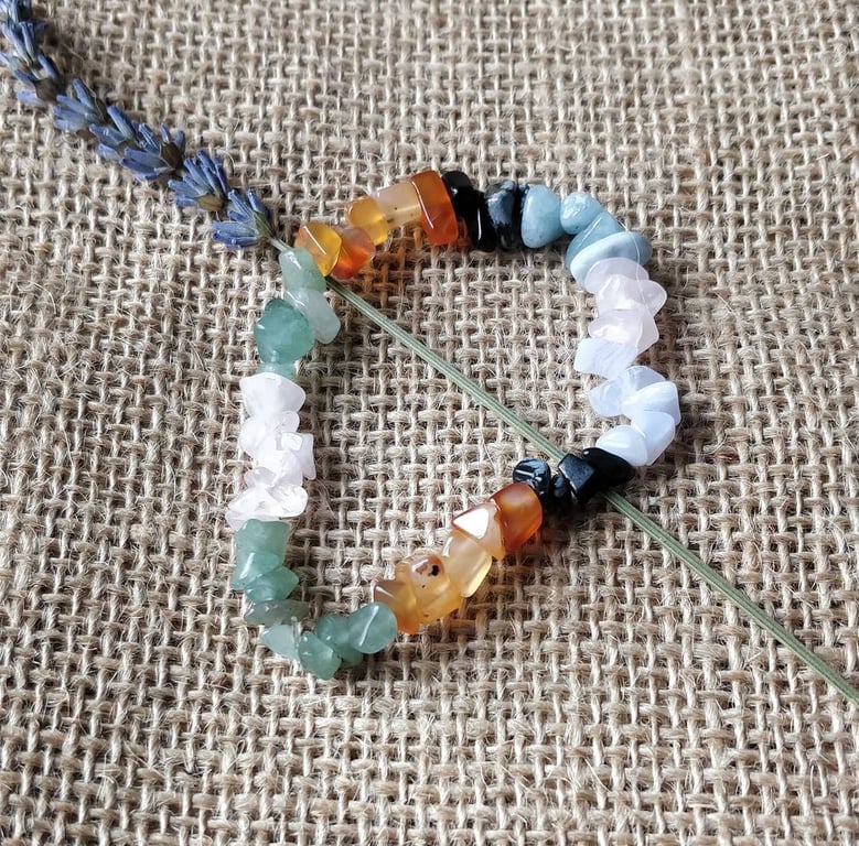 Bespoke healing crystal bracelet