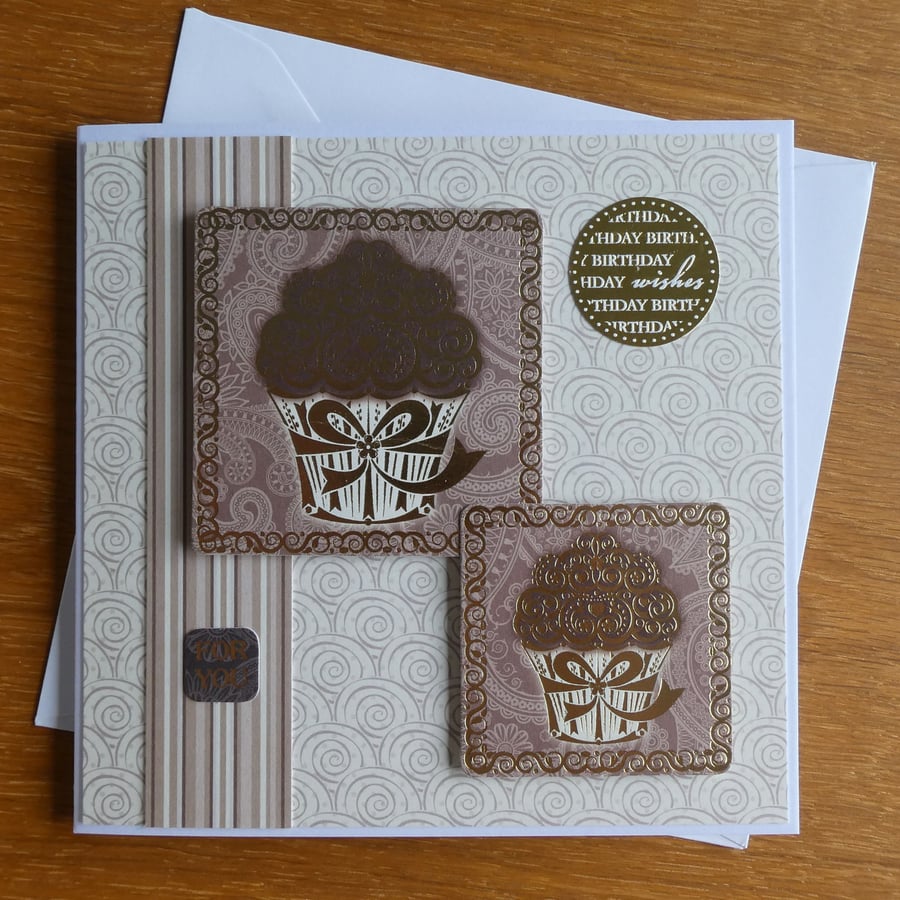 Cupcake Birthday Card - Birthday Wishes