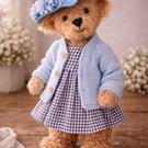 Missy Blossom Hand-sewn Mohair Teddy Bear
