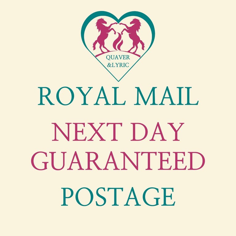 Royal Mail Next Day Guaranteed by 1pm Postage Option