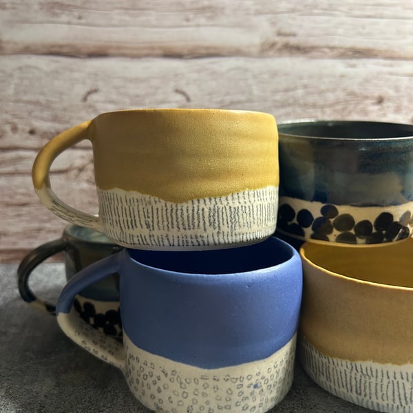 Handmade ceramic mug