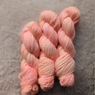 Strawberry Lemonade 100g Hand dyed Baby Alpaca Chunky Yarn