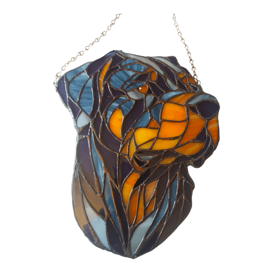Stained Glass Dogs
