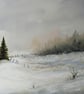 Winter Mist, Original Watercolour Painting. - Image 1