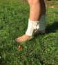 Women's Leg Warmers, Hand Knitted Pom Pom Boot Cuffs - Image 3