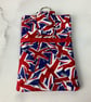 Jack phone case, Flag pouch, Detachable strap, Handmade - Image 3