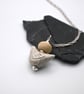 cream ceramic bird necklace - Image 4
