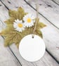 Ceramic Hanging Decoration - Hedgehog with Sunflower & Rainbow  - Image 4