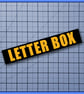 LETTER BOX vinyl letterbox sticker, decal - Image 8