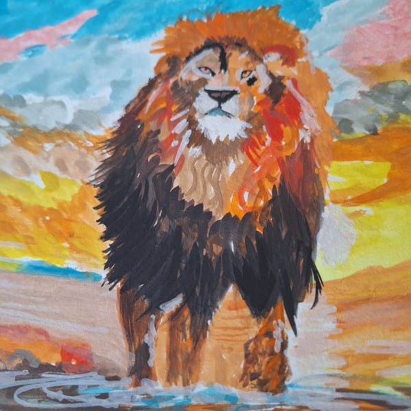 The Lion majesty 
