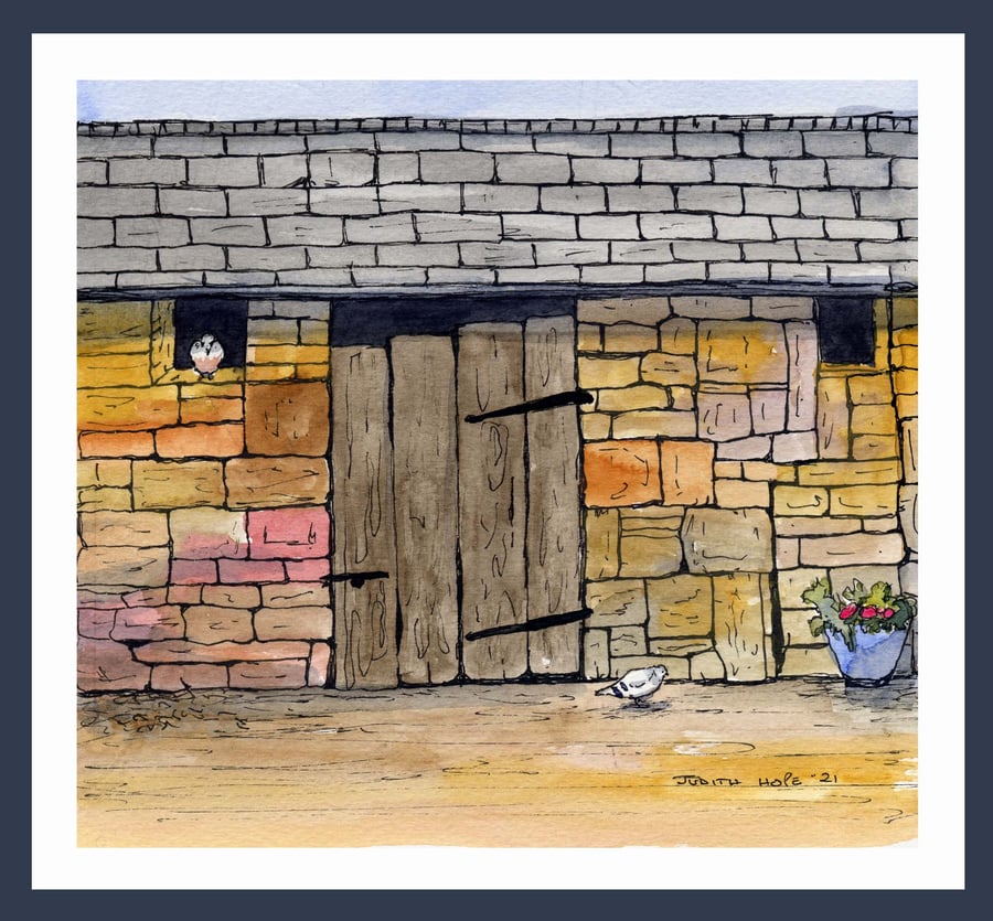 Cumbria Barn with Pigeons and a Dropped Door