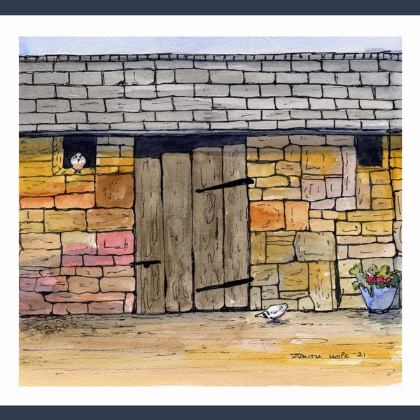 Cumbria Barn with Pigeons and a Dropped Door