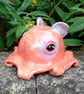Dumbo Octopus Ceramic Sculpture - Handmade - Image 8